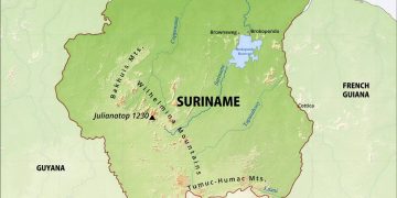 suriname-map-physical