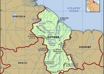 Guyana-map