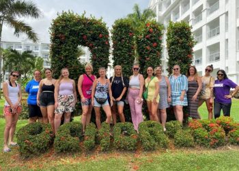 Left to right: Nicole Catherine Linton, Julie Fletcher, Alice Bigland, Lesley Gosling, Grace Fryer, Tiagan Dealey, Hannah Young, Cara Meikle, Leanne Schembri, Jenna Hurst, Suzanne Wright, Ewa Katarzyna Zachmac, Shenika Ramsay - JTB