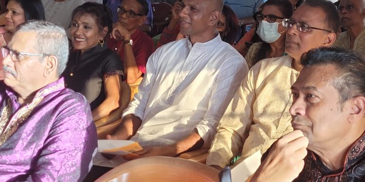 A section of the audience at the birthday celebration of Hariji.