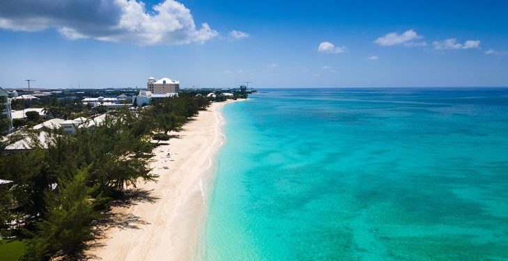 The famous Seven Mile Beach on Grand Cayman