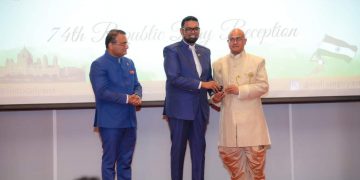 Dr. Bisram Honored by India High Commission Guyana