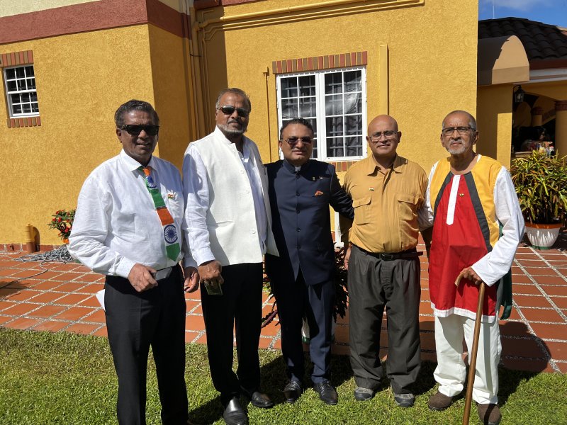 India High Commission Guyana Celebrates 73rd Republic Day; flag hoisted 
