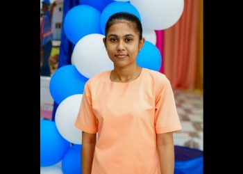 Atishta Seenarine of the Saraswati Vidya Niketan School in Guyana