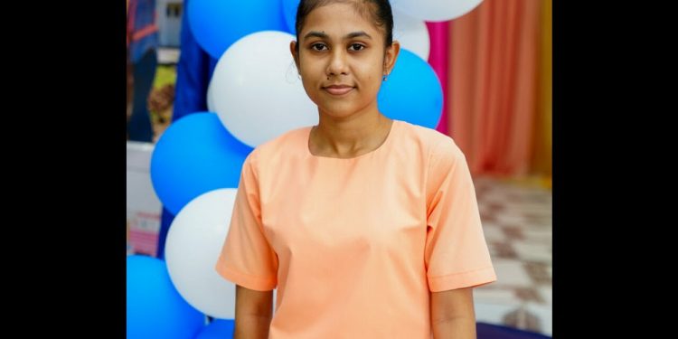 Atishta Seenarine of the Saraswati Vidya Niketan School in Guyana