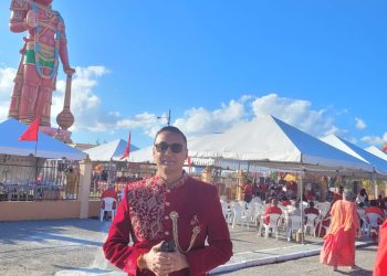 MP Ravi Ratiram at Hanuman Day of Prayers.