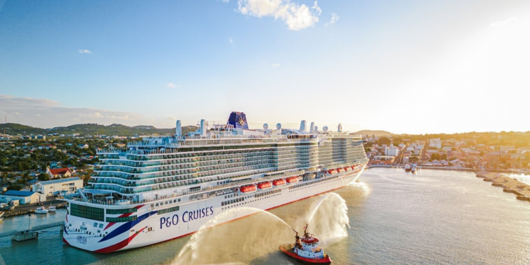 ANTIGUA AND BARBUDA WELCOMES P&O CRUISES ARVIA HOMEPORTING CALL