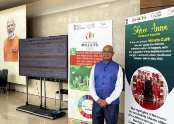 Dr Vishnu Bisram attended the two day International Millets Conference in Delhi on March 18 and 19. Hundreds of delegates from around the globe attended the two day meet.