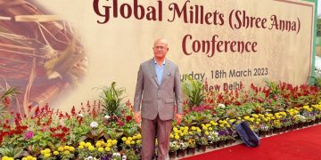 Dr Vishnu Bisram attended the two day International Millets Conference in Delhi on March 18 and 19. Hundreds of delegates from around the globe attended the two day meet.