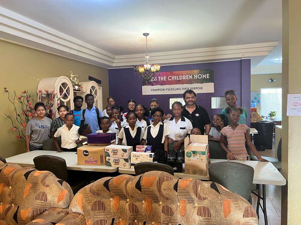 NY Dave West Indian doles out Supplies to Children’s home in Guyana