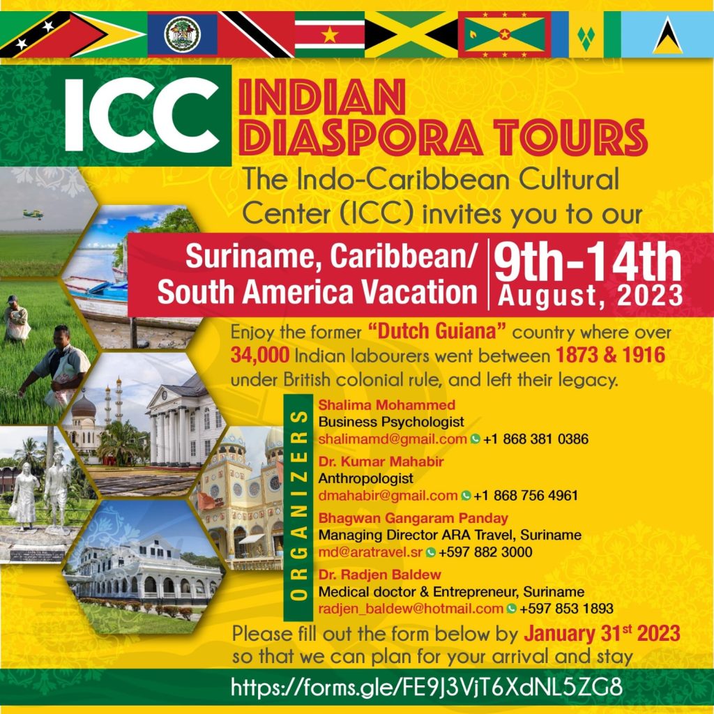 The ICC hosts a tour to Suriname this Summer.