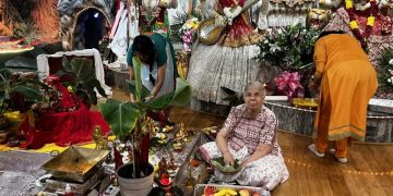 Navratri Observance at Shri Trimurti in Queens, NY