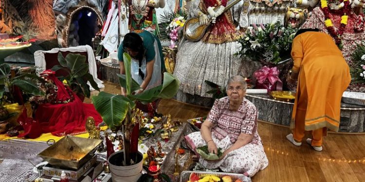 Navratri Observance at Shri Trimurti in Queens, NY