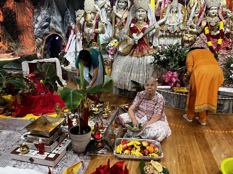 Navratri Observance at Shri Trimurti in Queens, NY