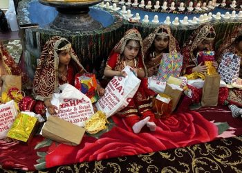 Kumari Puja at Sri Tulsi Mandir in Little Guyana, NY