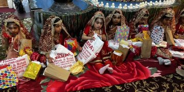 Kumari Puja at Sri Tulsi Mandir in Little Guyana, NY
