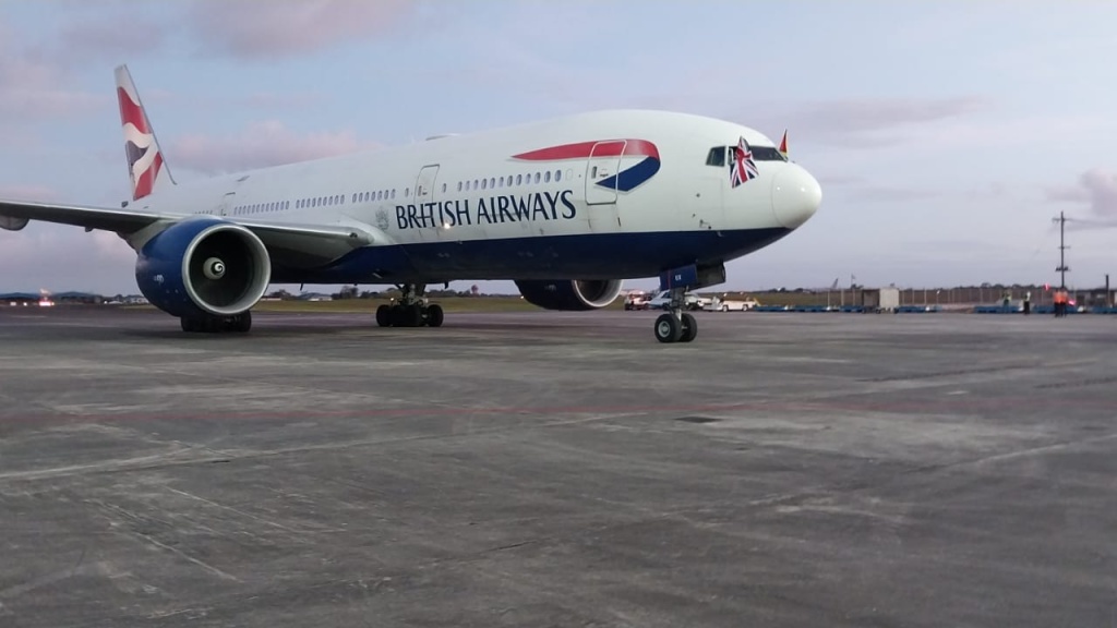 British Airways lands in Guyana; also flies to POS, Trinidad