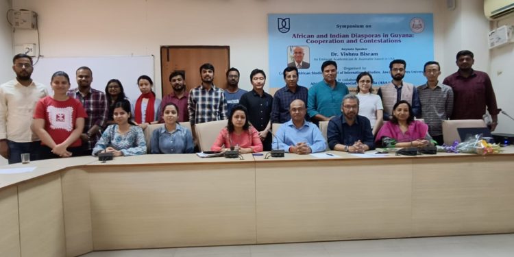 Indo Caribbean Scholar Interacted with JNU Students