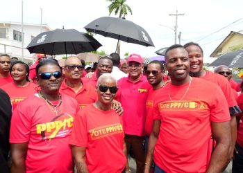 Jagdeo accompanied PPP candidates to Guyana LGE 2023 Nominations