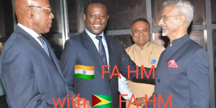 India Foreign Minister Arrives in Guyana