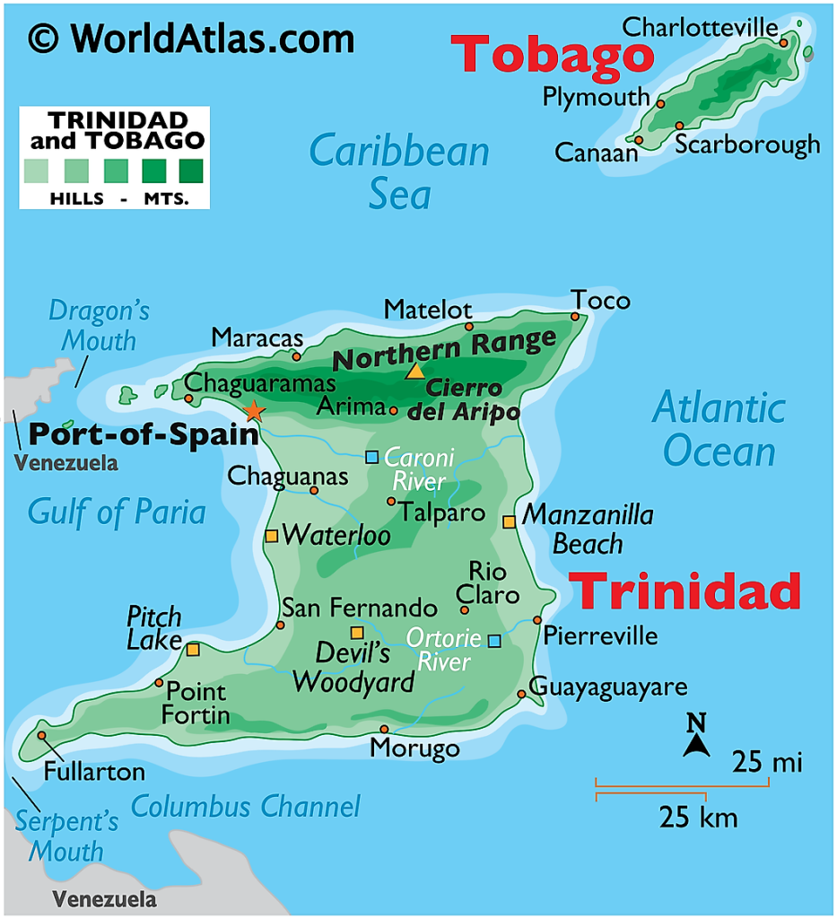 Trinidad map