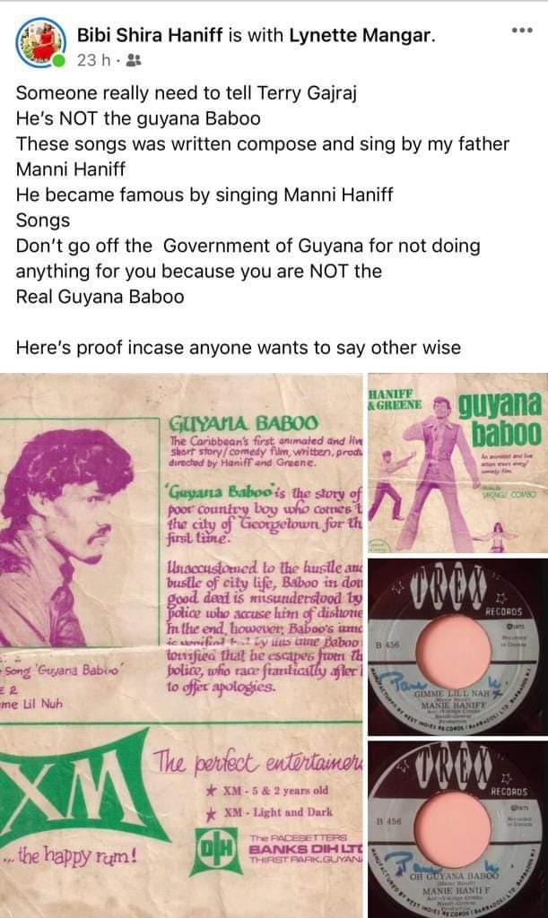The Original Guyana Baboo