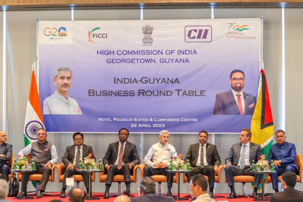 India MEA Jaishankar on Trade/Business with Guyana