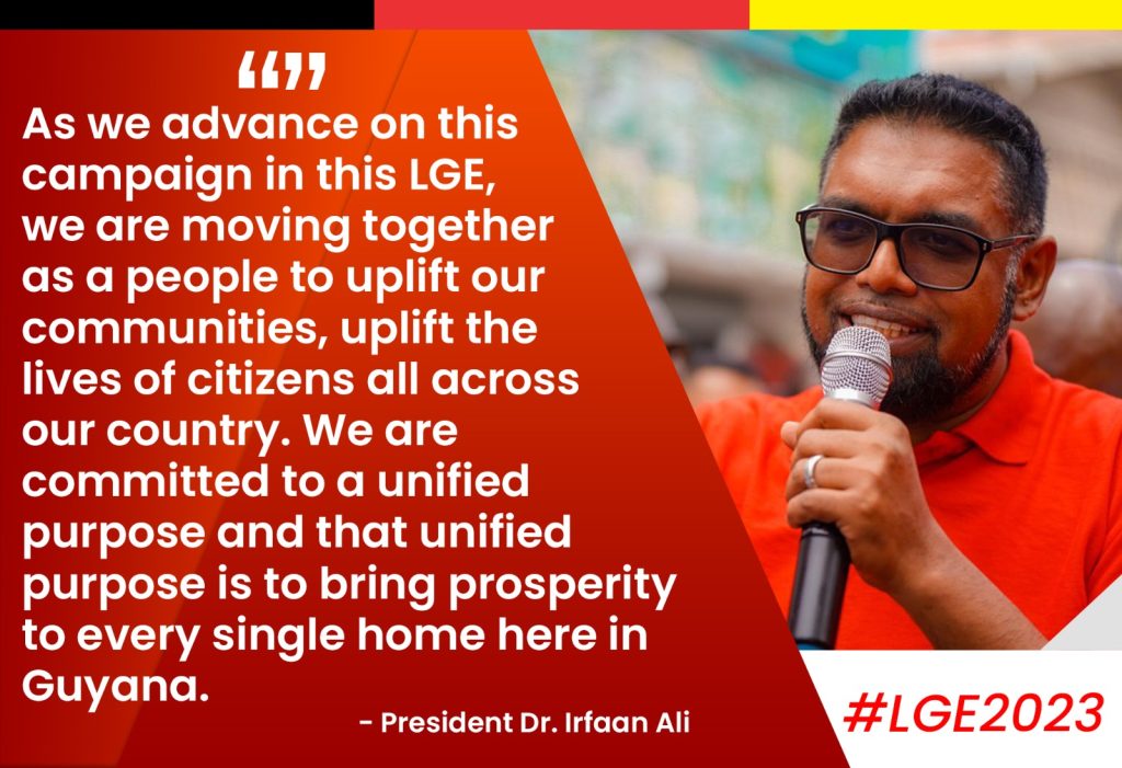 President Irfaan on Guyana LGE