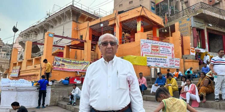 Deo Gosine at Vishnath Mandir Varanasi