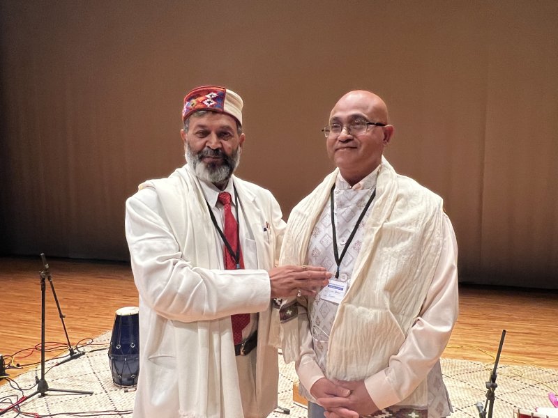 Dr. Brij Lal and Dr. Ganesh Chand were Honored at Fiji Conference