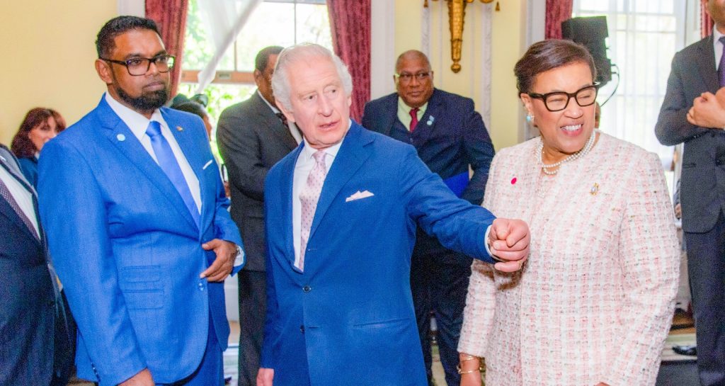 Guyana President Meets new King of UK