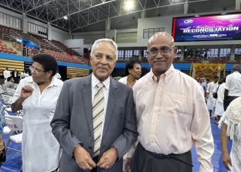 At Reconciliation Service in Fiji