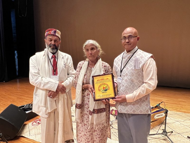 Dr. Brij Lal and Dr. Ganesh Chand were Honored at Fiji Conference