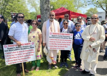 NY Indo Caribbeans in Dyslexia Awareness March in Queens