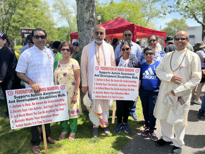 NY Indo Caribbeans in Dyslexia Awareness March in Queens