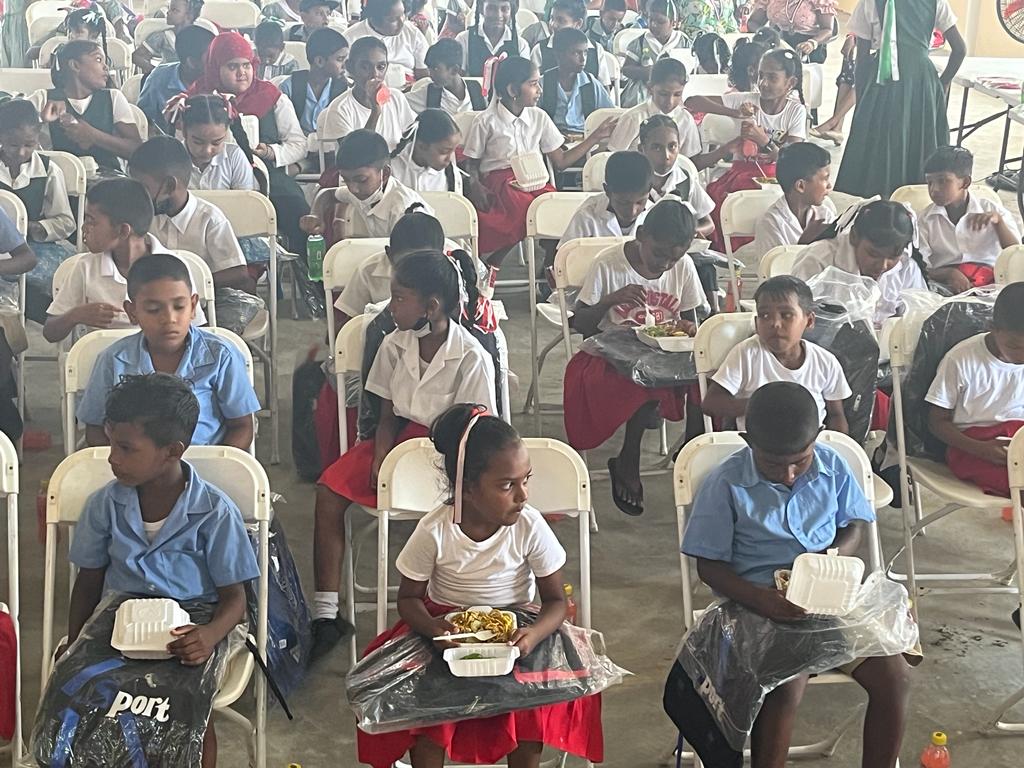 Students provided meals