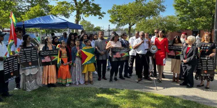 Memorial Service in Queens for Guyana Fire Victims