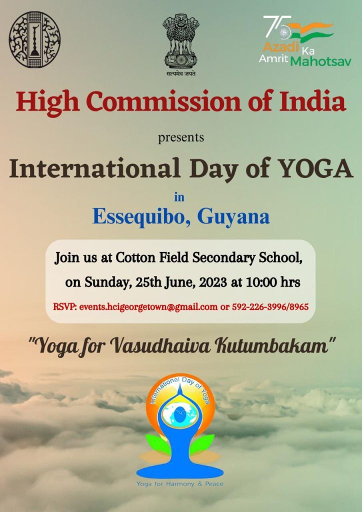 Yoga Day in Essequibo, Guyana 
