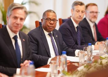 American Secretary of State holds Discussions with Guyana President in Gtown