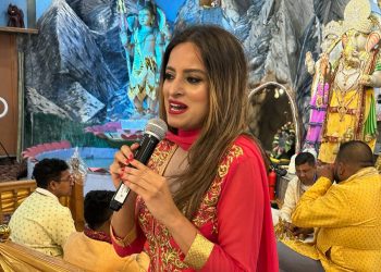 NYS Assemblywoman Graces Trimurthi Mandir in Richmond Hill