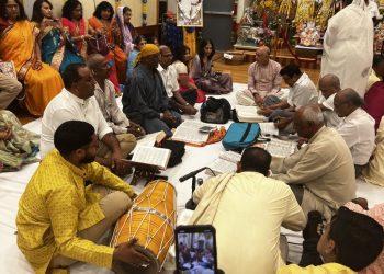 Pictorials of a Bhagwat Yagya in New York