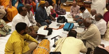 Pictorials of a Bhagwat Yagya in New York