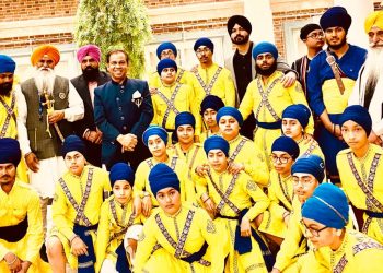 Pictorials of Albert Baldeo Joins Punjabis in Religious Program
