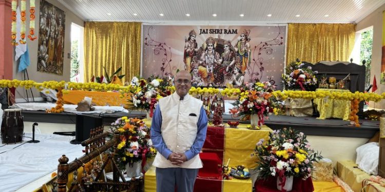 At the Conclusion of Ramayana in Park in Jamaica, NY