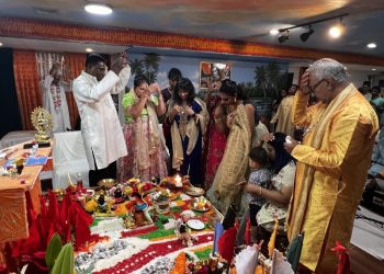 Dave & Sheila of Tain, Port Mourant, Guyana in Yagya