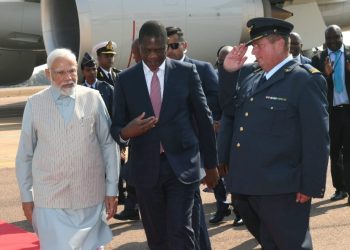 Modi Arrives in South Africa
