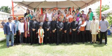 Celebration of 77th Independence Day of India in Georgetown, Guyana