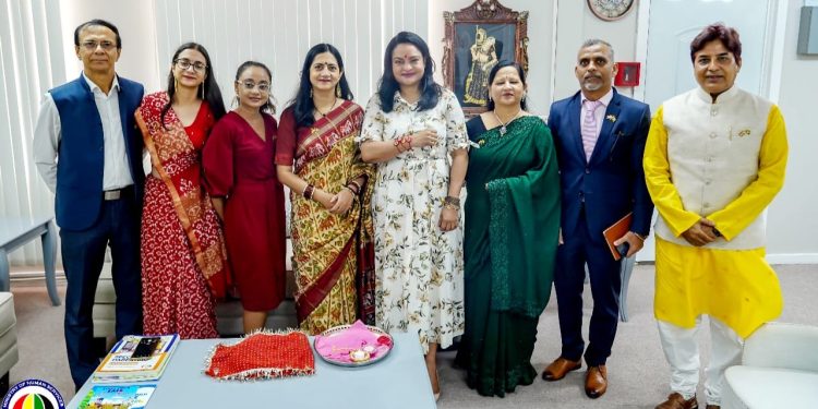 Raksha Bandhan Photo with Dr. Vindhya Persaud