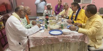NYS Senator Addabbo graces Sundar Gopal Mandir in Queens