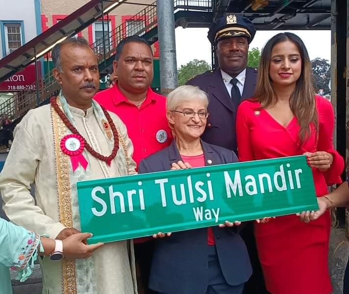 111 Street officially Tulsi Mandir Way
